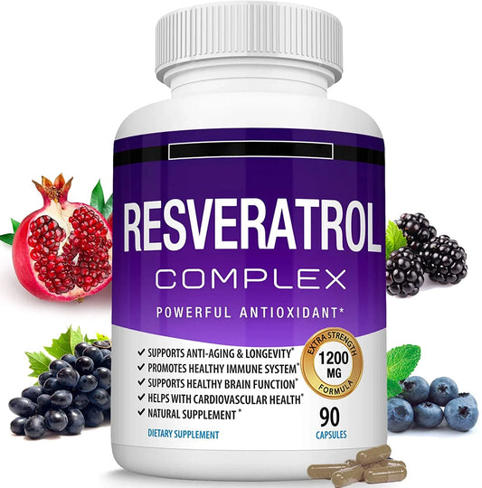 Complex Trans Resveratrol Antioxidant Capsules