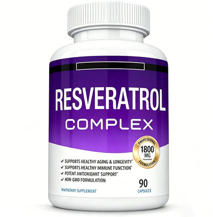 Complex Trans Resveratrol Antioxidant Capsules