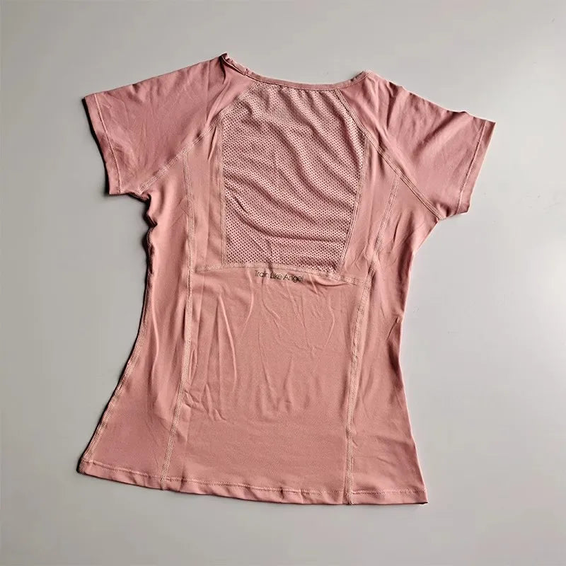Women's Quick Dry Running Yoga Fitness Sports T-Shirt