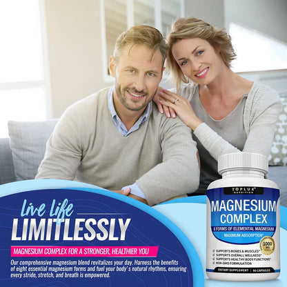 Magnesium Complex Glycinate Citrate Malate Supplement
