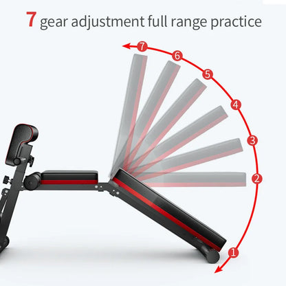 Fully Foldable Adjustable Multi Functional Fitness Exercise Bench
