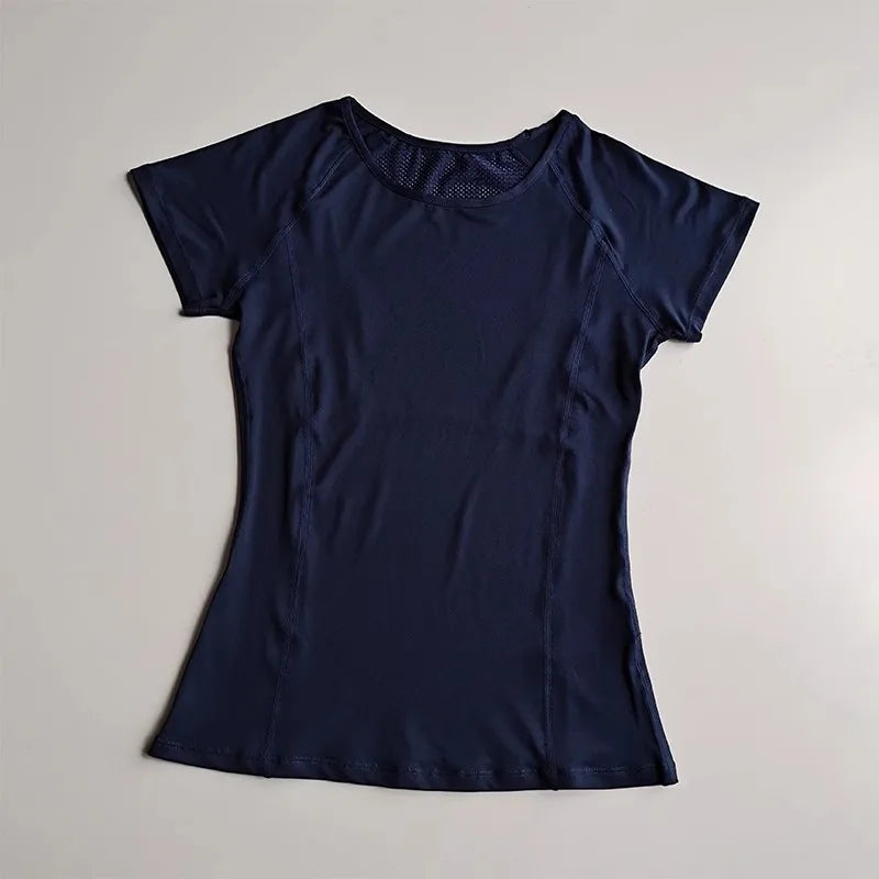 Women's Quick Dry Running Yoga Fitness Sports T-Shirt