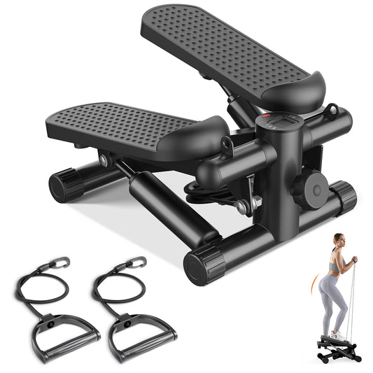 Mini Stepper Resistance Bands Hydraulic Cardio Machine