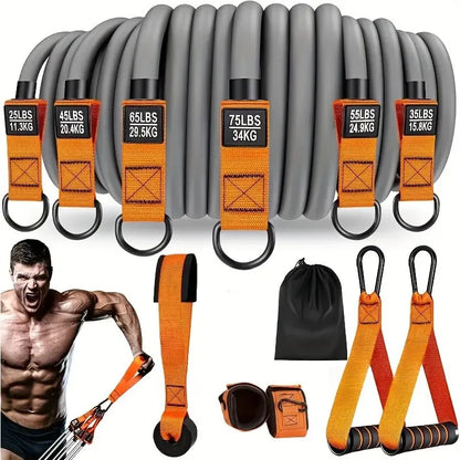 Resistance Strap Handle Muscle Strength Training Fitness